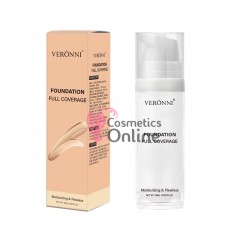 Fond de ten alb mat, acoperire completa, Veronni White Cover 15 ml